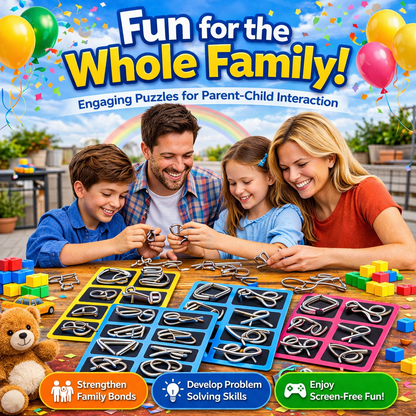 🔥The Best Gift🎁 Metal Montessori Puzzle Solving