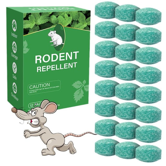12 - Pack Popular Natural Rodent Repellent Balls! Infused with peppermint and lemon oil, these balls effectively deter squirrels, rats, spiders, and other pests. Safe, long - lasting, and easy - to - use for both indoor and outdoor applications.