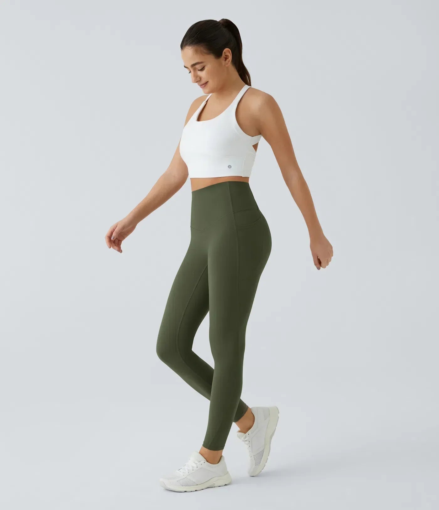 Geitepor®  High Waisted Waist Shaping Pocket Shaping Training Leggings