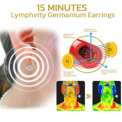 (🔥LAST DAY SALE-66% OFF) Aweiya™ Lymphvity MagneTherapy Germanium Earrings
