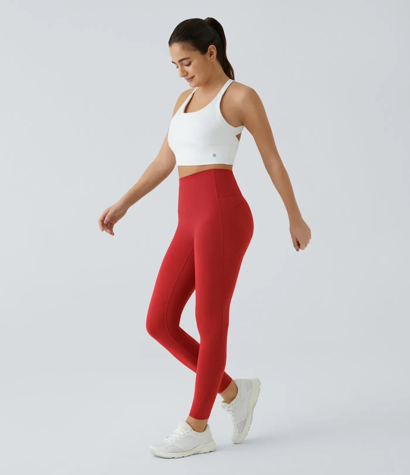 Geitepor®  High Waisted Waist Shaping Pocket Shaping Training Leggings