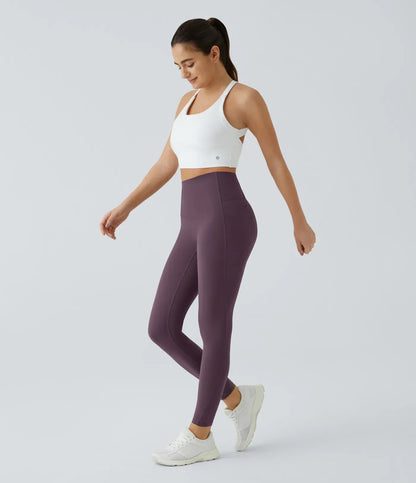 Geitepor®  High Waisted Waist Shaping Pocket Shaping Training Leggings