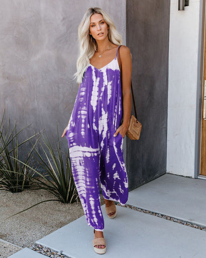 🩷Plus Size Women Fashion Wide Leg Suspender Jumpsuit with Pockets Curvy Overalls