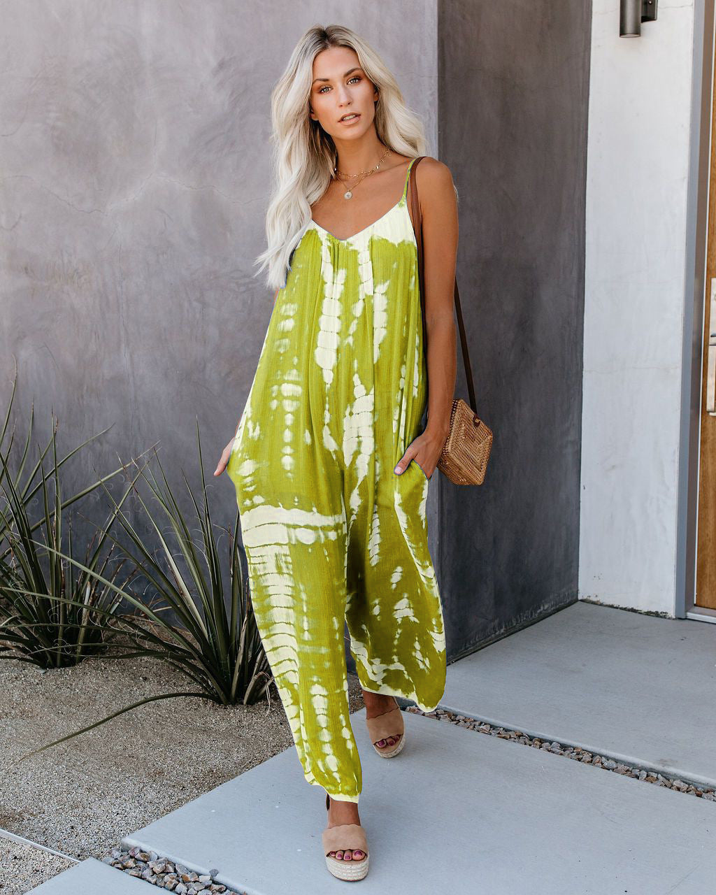 🩷Plus Size Women Fashion Wide Leg Suspender Jumpsuit with Pockets Curvy Overalls