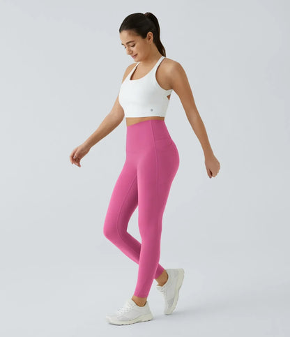 Geitepor®  High Waisted Waist Shaping Pocket Shaping Training Leggings