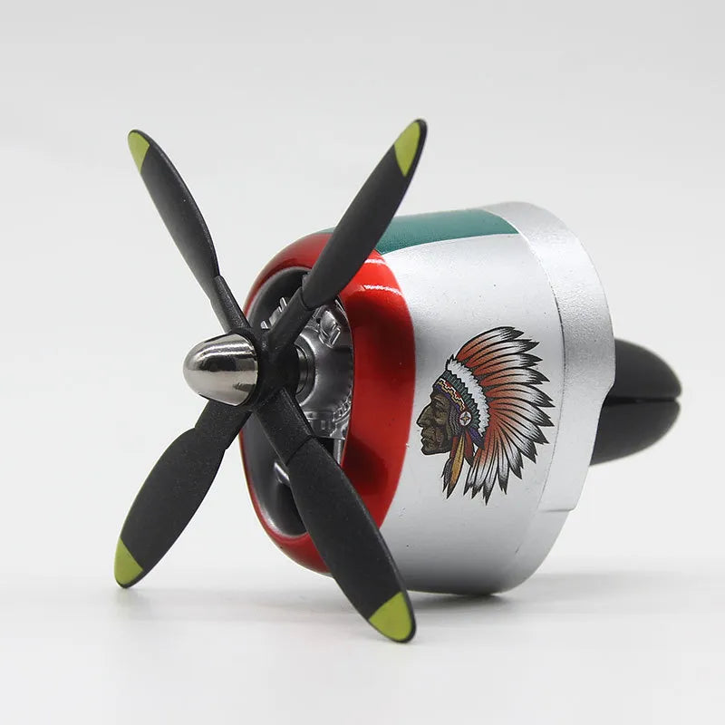 🌪️ Spinning Propeller Air Freshener: Vintage WWII Fighter Plane Car Diffuser (Aromatherapy Vent Decoration) 🌲