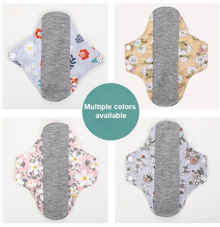 💖Reusable pads that can be used for at least 4 years (Random color)