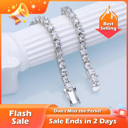 🏆Flash Sale⚡ 50K+ SOLD! Almost Gone-💥Sparkling Moissanite Bracelet