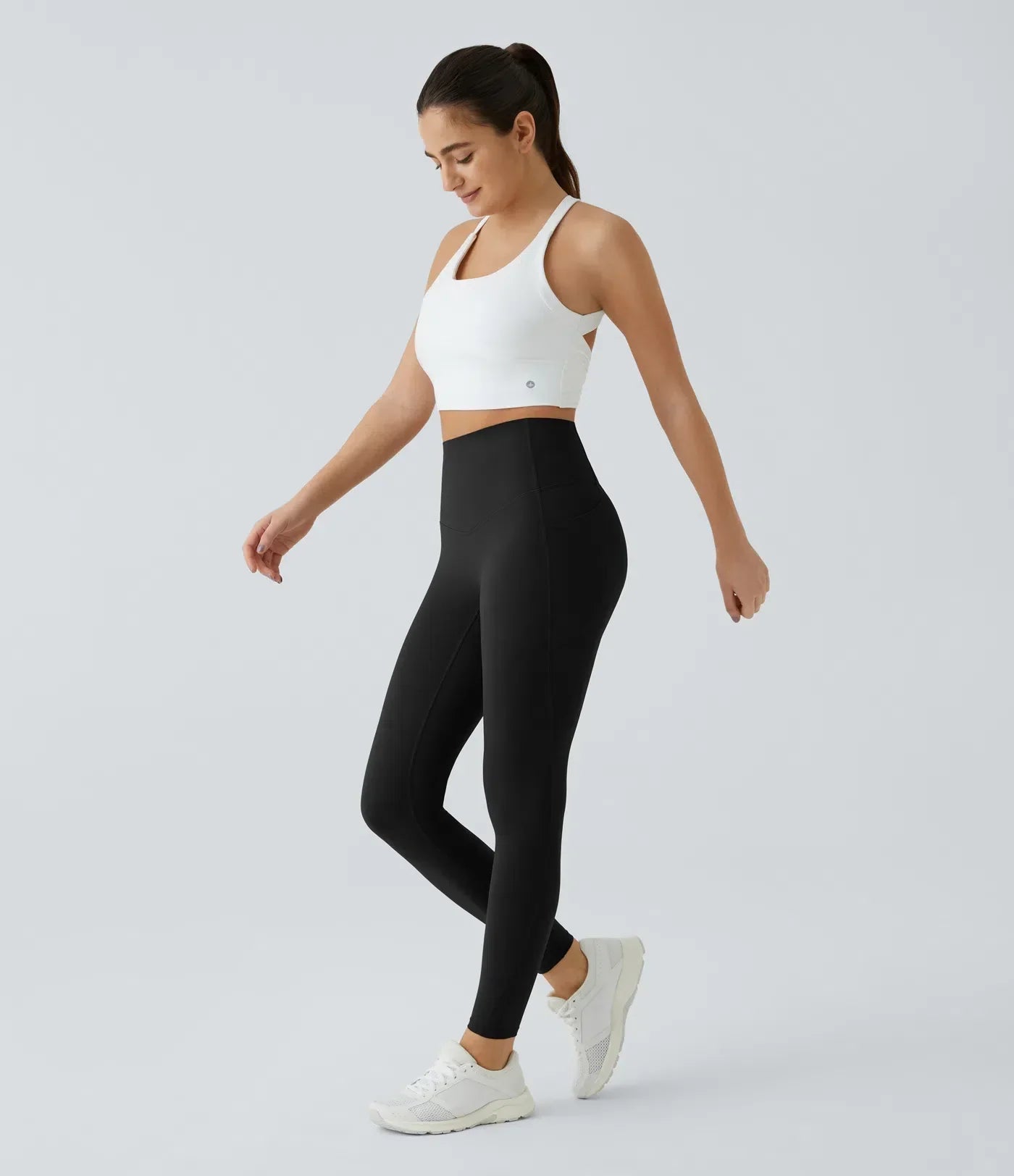 Geitepor®  High Waisted Waist Shaping Pocket Shaping Training Leggings