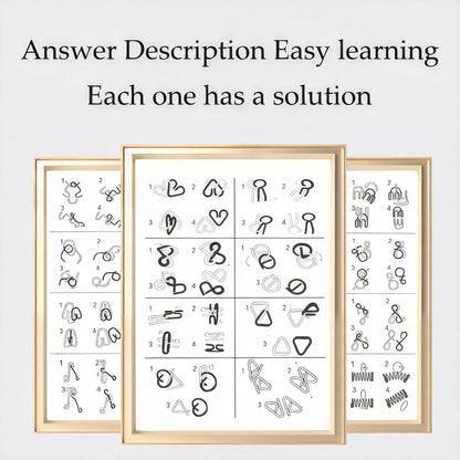 🔥The Best Gift🎁 Metal Montessori Puzzle Solving