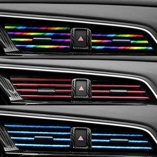 ⚡ 50K+ SOLD! Chrome Styling Moulding Car Air Vent Trim Strip