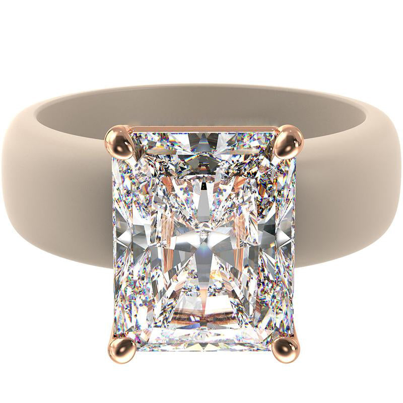 🔥Buy 1 Get 1 Free🔥 Aweiya  Silicone Ring – Emerald Cut CZ | Patent-Pending Design