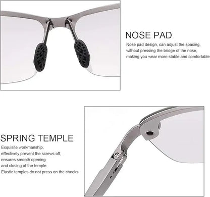 StrollStash™ HD Polarized Photochromic Sunglasses UV400 Protection | Retro Oversized Square | Unisex 2026 Essential