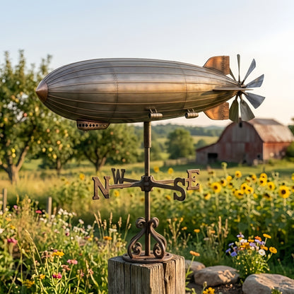 Led Zeppelin Blimp Garden Wind Spinner