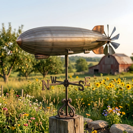 Led Zeppelin Blimp Garden Wind Spinner