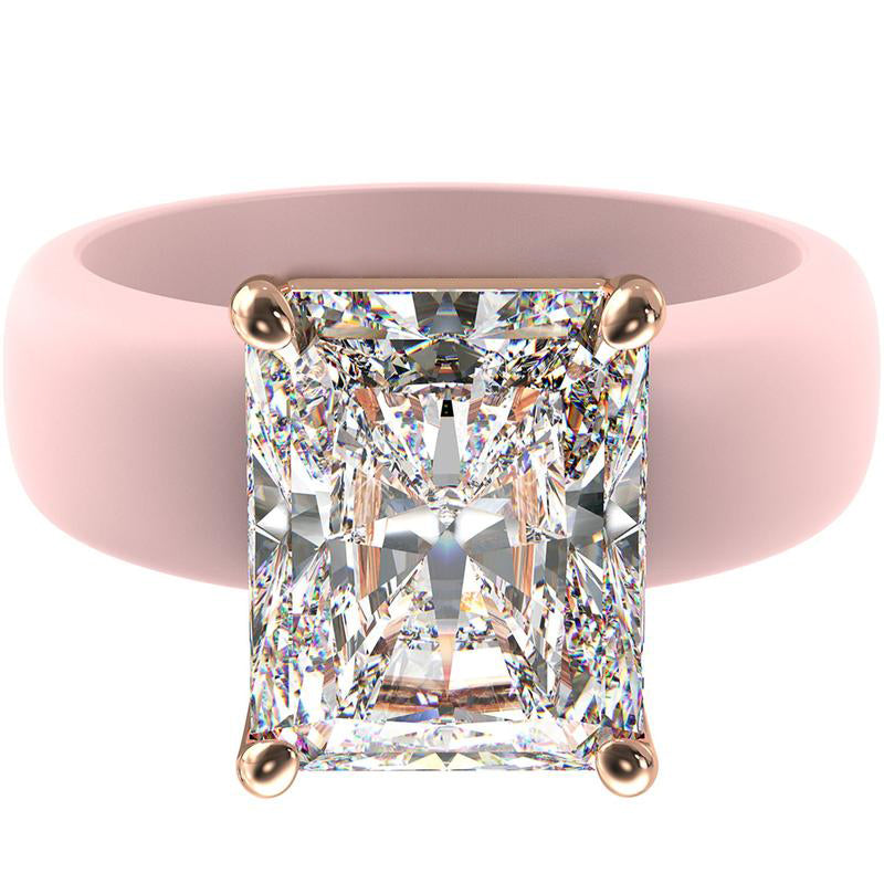 🔥Buy 1 Get 1 Free🔥 Aweiya  Silicone Ring – Emerald Cut CZ | Patent-Pending Design