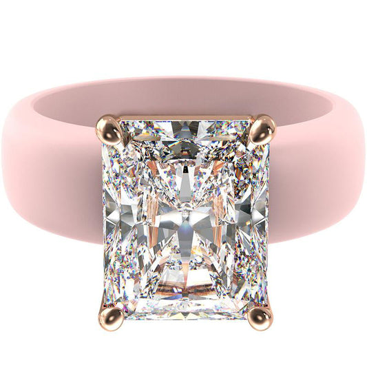 🔥Buy 1 Get 1 Free🔥 Aweiya  Silicone Ring – Emerald Cut CZ | Patent-Pending Design