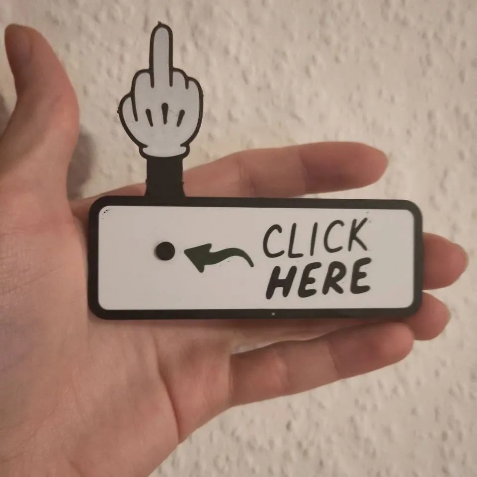 The "Click Here" Surprise Button - Hilarious Prank Toy