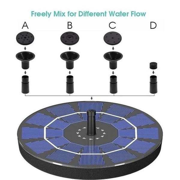 🔥Solar-Powered Birdbath Fountain – Bring Your Garden to Life!