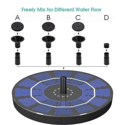 🔥Solar-Powered Birdbath Fountain – Bring Your Garden to Life!