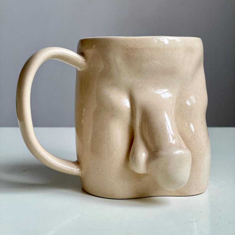 Handmade Ceramic Penis Mug 🎆