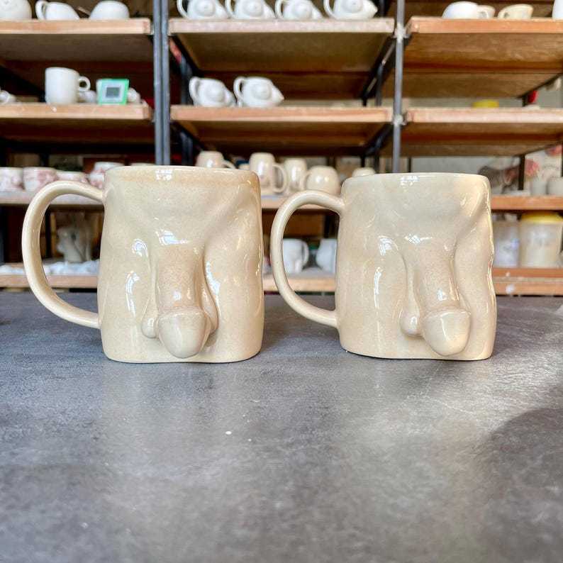 Handmade Ceramic Penis Mug 🎆