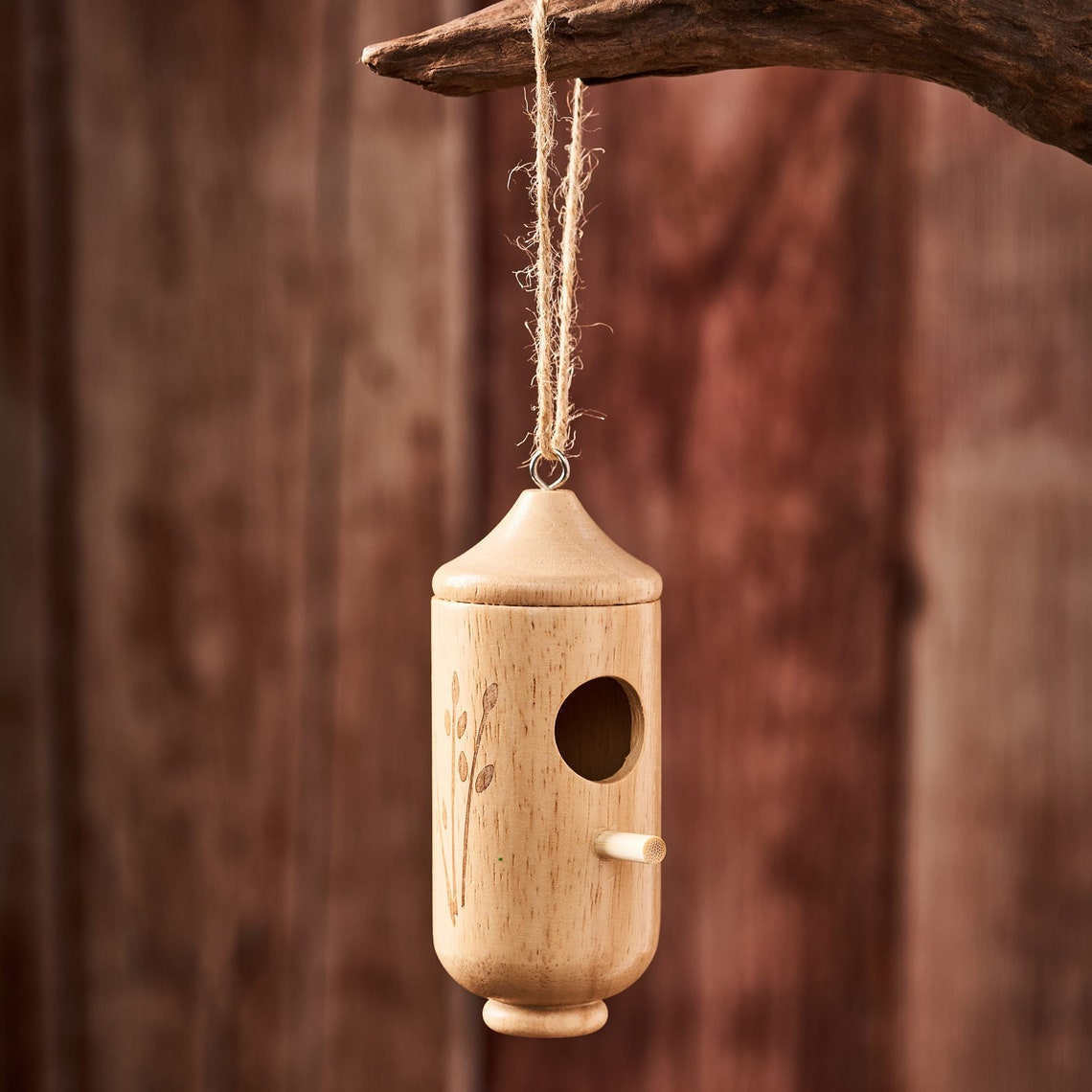 Wooden Hummingbird House (Set 3 Pcs)