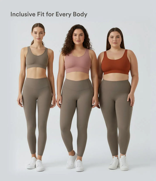 Geitepor®  High Waisted Waist Shaping Pocket Shaping Training Leggings