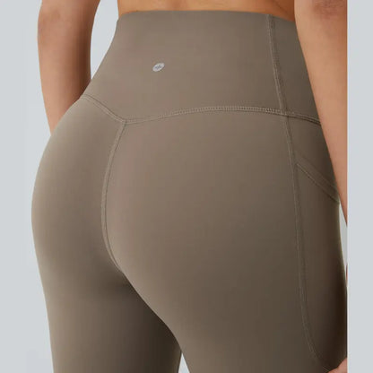 Geitepor®  High Waisted Waist Shaping Pocket Shaping Training Leggings