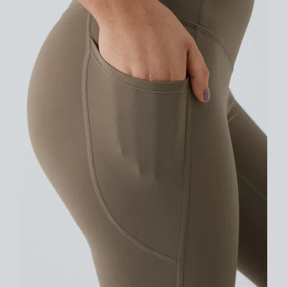 Geitepor®  High Waisted Waist Shaping Pocket Shaping Training Leggings