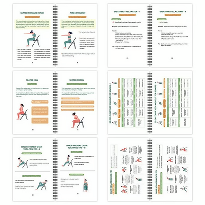 🔥Most Popular in 2026🔥The Complete Guide to Chair Yoga for Seniors Over 60: 40+ Low-Impact Easy Exercises to Restore Strength, Mobility, Balance, and Lose Weight