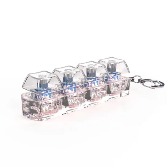 🔥Limited-time 50% | discountClickie Stress Keychai – Quiet Fidget Tool for Work, Study & Travel