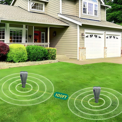 🌸Spring Sale 57 % OFF☘️Outdoors Solar Powered Waterproof Screw Mole Repellent