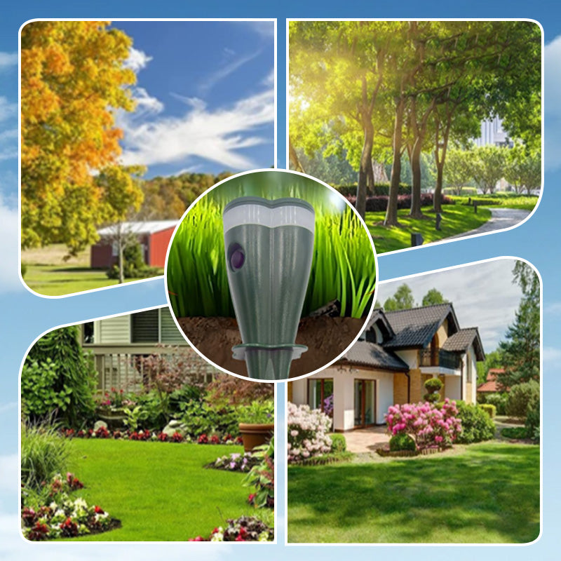 🌸Spring Sale 57 % OFF☘️Outdoors Solar Powered Waterproof Screw Mole Repellent
