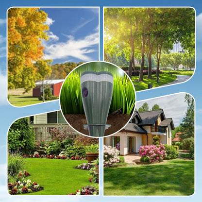 🌸Spring Sale 57 % OFF☘️Outdoors Solar Powered Waterproof Screw Mole Repellent
