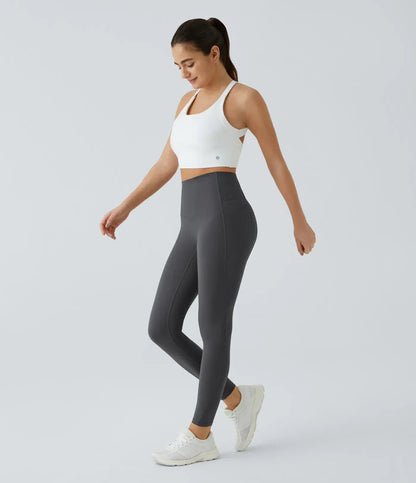 Geitepor®  High Waisted Waist Shaping Pocket Shaping Training Leggings